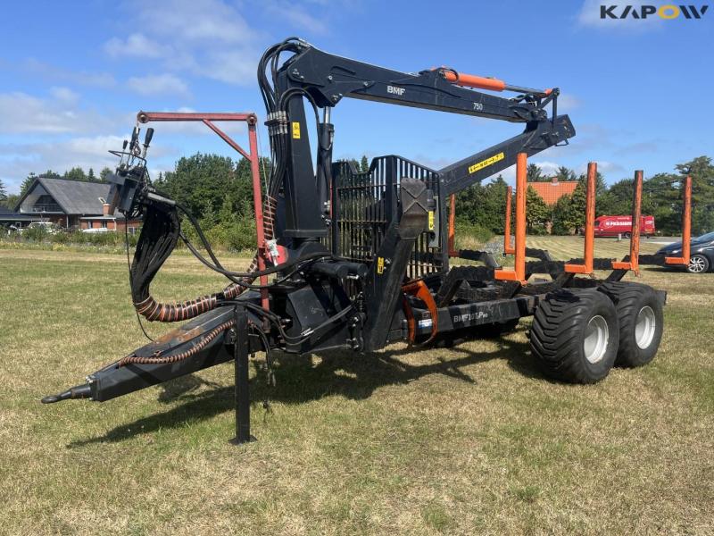 BMF 10T2 Pro forestry trailer 1