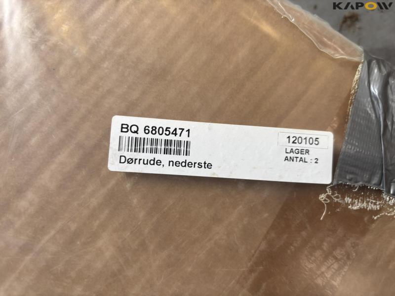 Bobcat bottom door window 2 pcs. - New 8