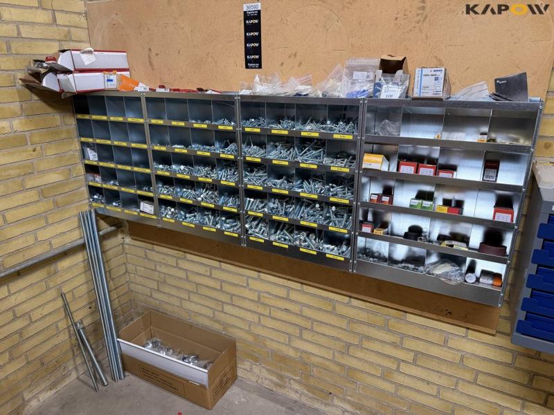 Bolts, shelving and miscellaneous 1