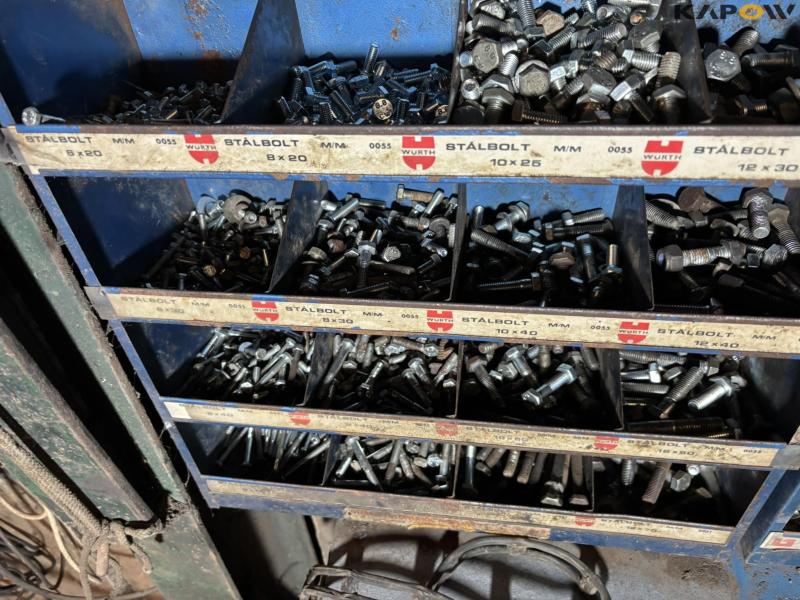 Bolts and assortment boxes with contents 17
