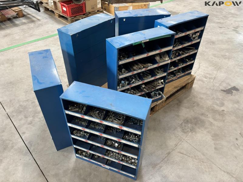 Bolt racks with contents 6 pcs. 3