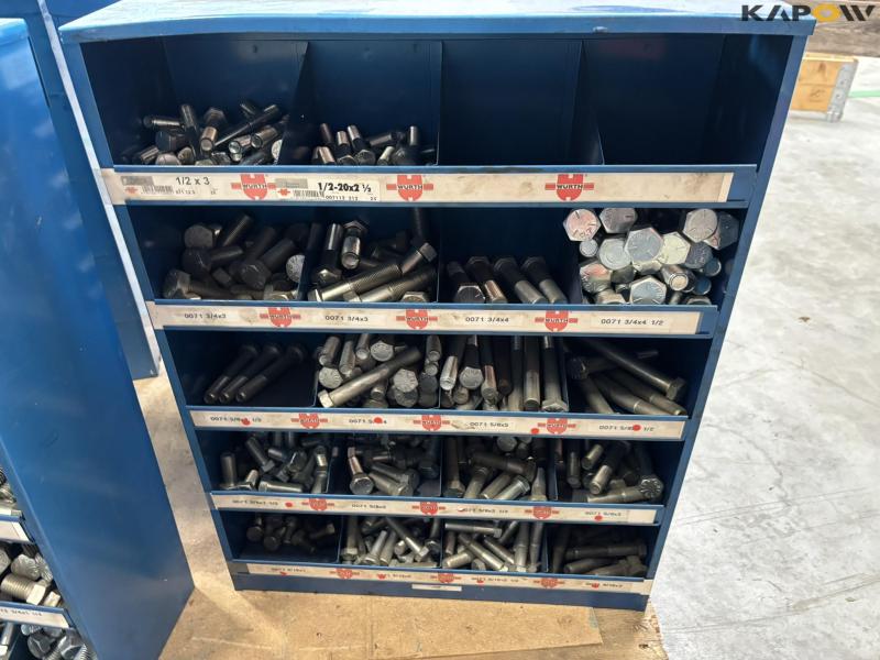 Bolt racks with contents 6 pcs. 8