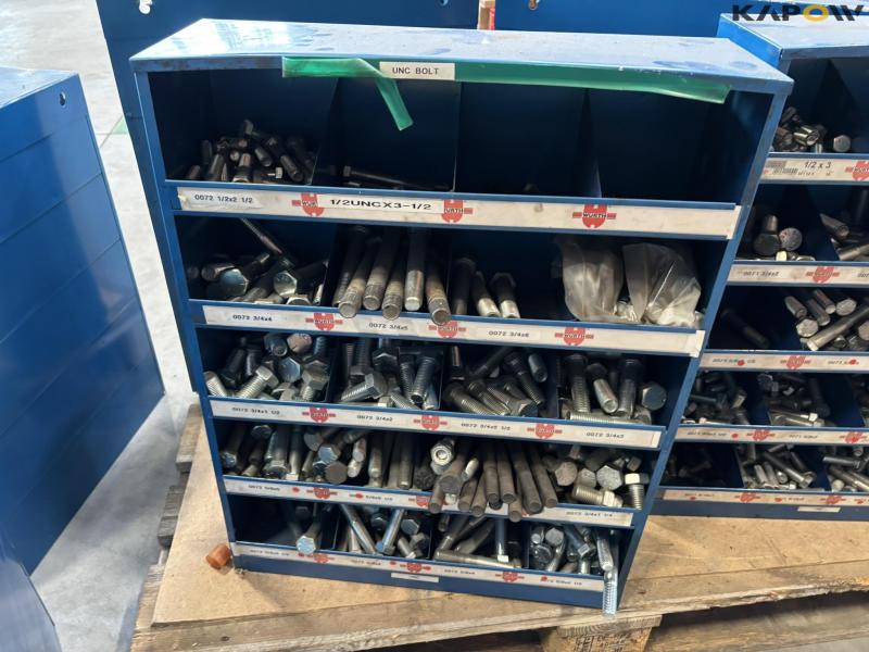 Bolt racks with contents 6 pcs. 11