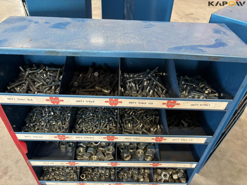 Bolt racks with contents 6 pcs. 18