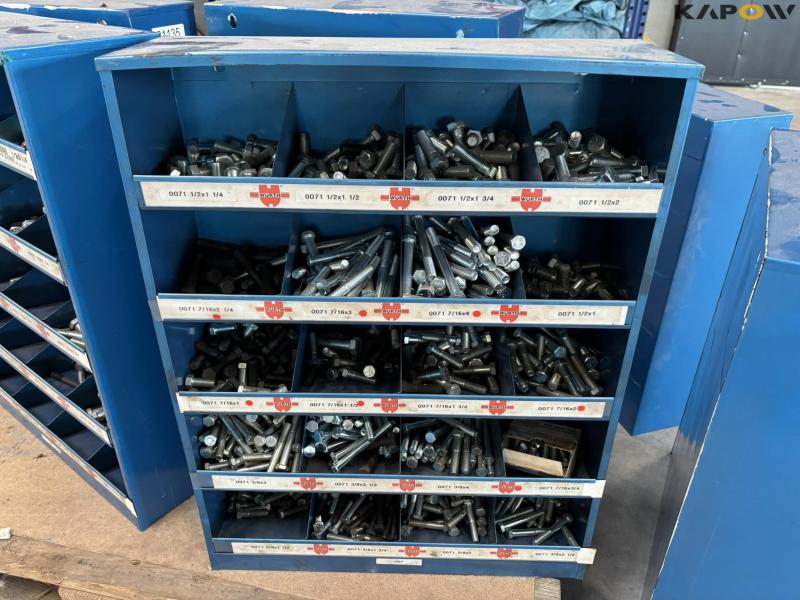 Bolt racks with contents 6 pcs. 20