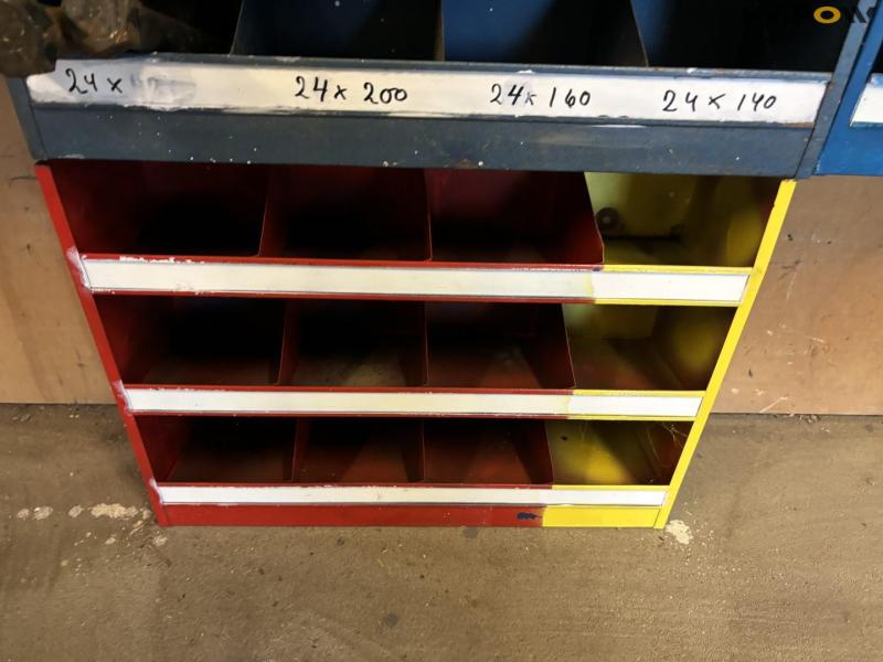 Bolt rack and various bolts 13