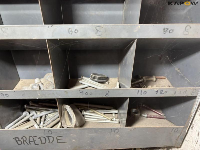 Bolt racks with contents 15