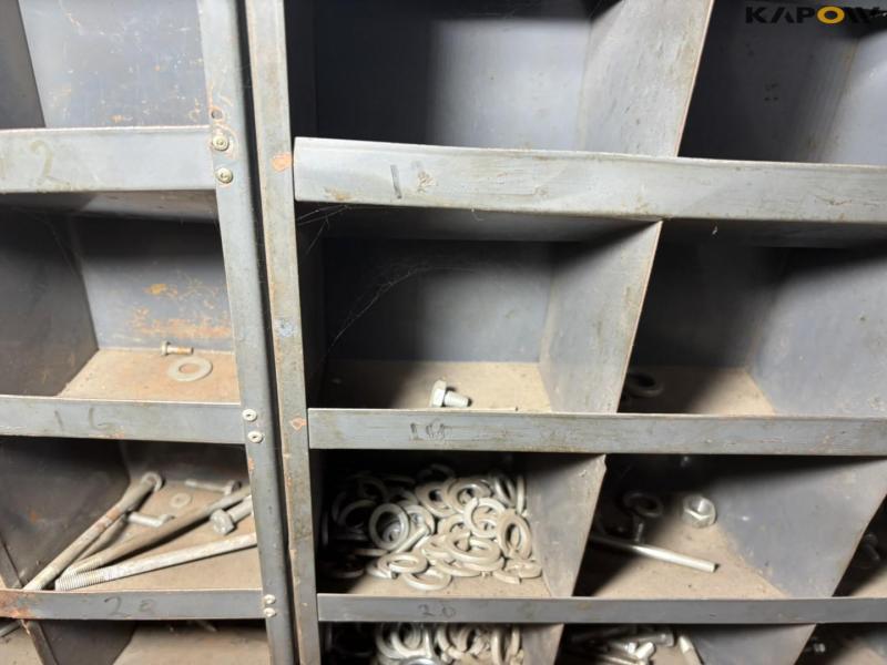 Bolt racks with contents 27