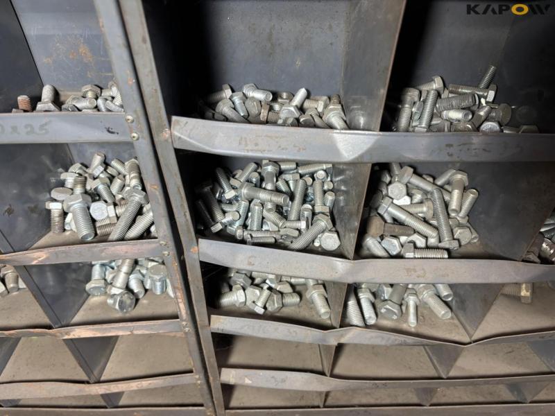 Bolt racks with contents 38