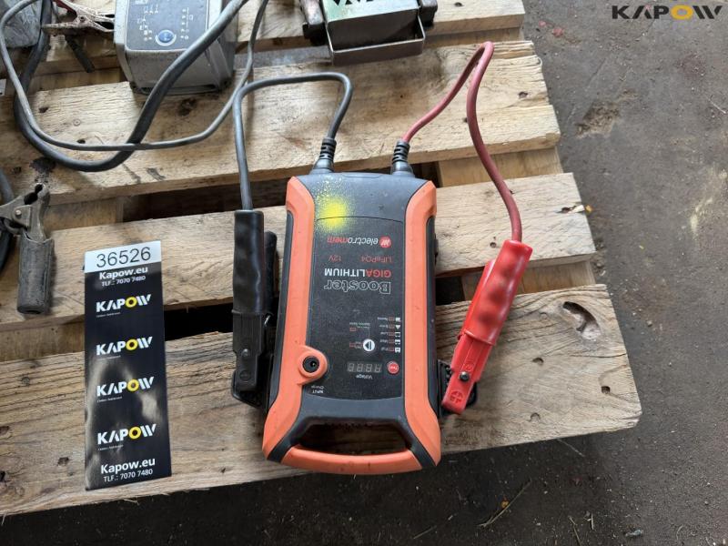 Booster, meter, charger and jump leads 5