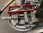 Table with pillar drill and accessories 7