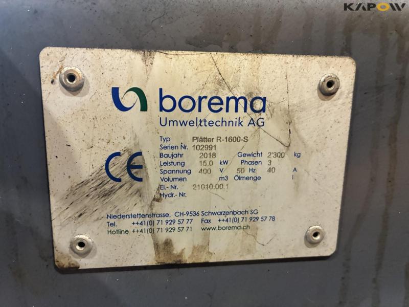 Borema plätter R-1600-S waste shredder 16