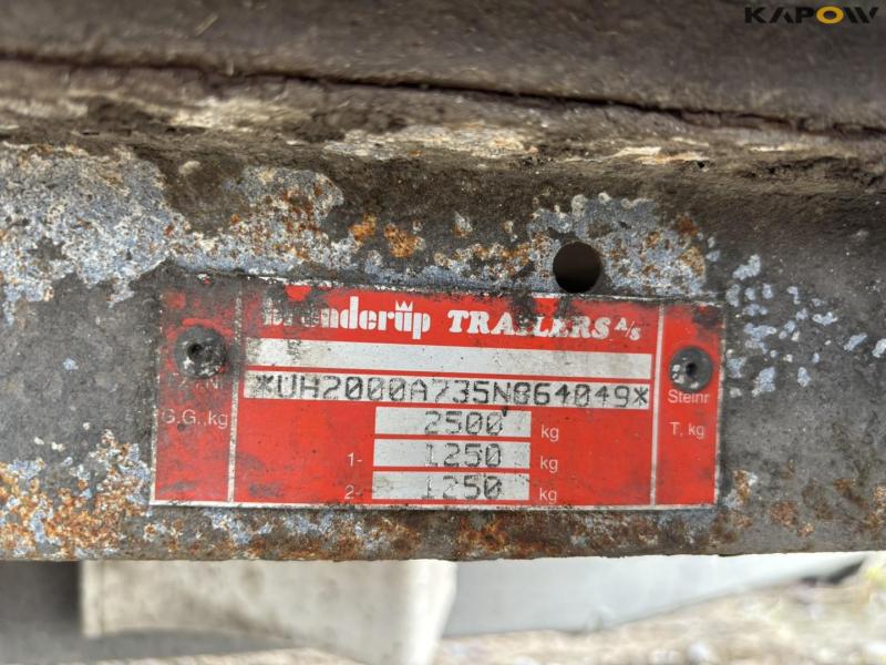 Brenderup trailer with water tank 18