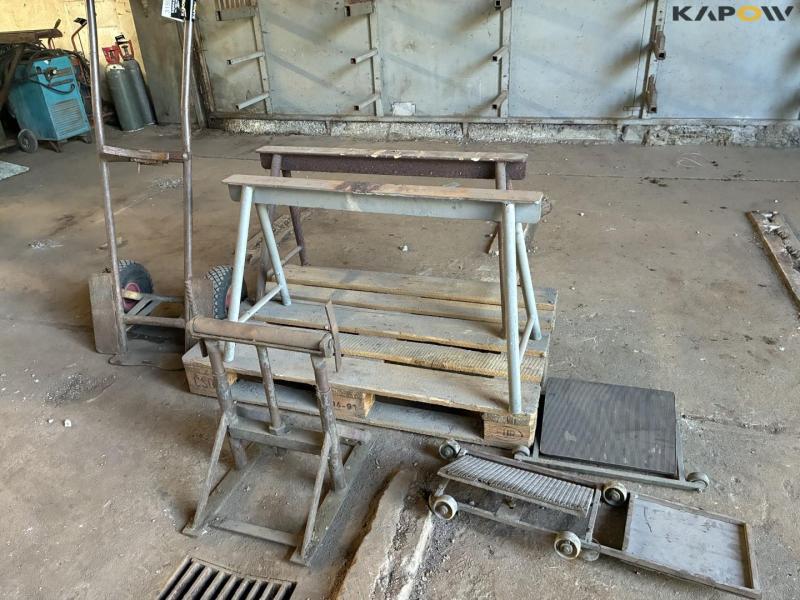 Trestle/sack cart/small roller boards 1