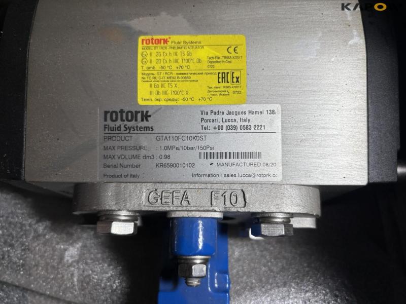 Rotork GT/RCR butterfly valve 3