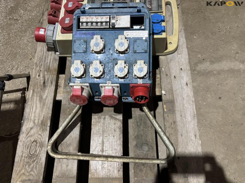 Construction switchboard 230/400 volts 8
