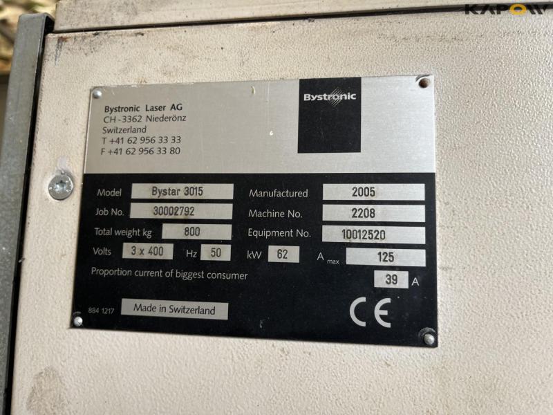 Bystronic resonator and 2 control cabinets 5
