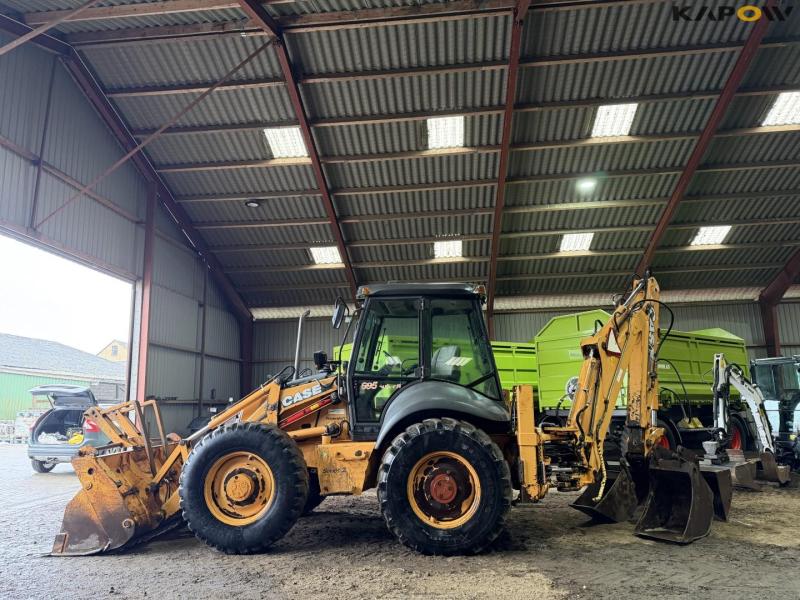 Case 695 backhoe loader 7