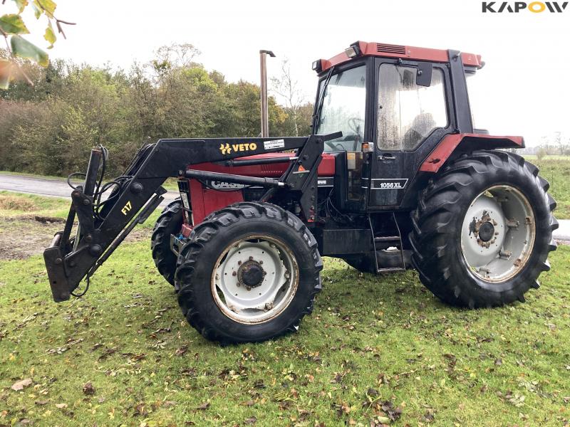 Case IH 1056 XL tractor with front loader 1