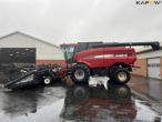 Case IH AFX8010 combine with 35-foot D60-S Macdon header 8
