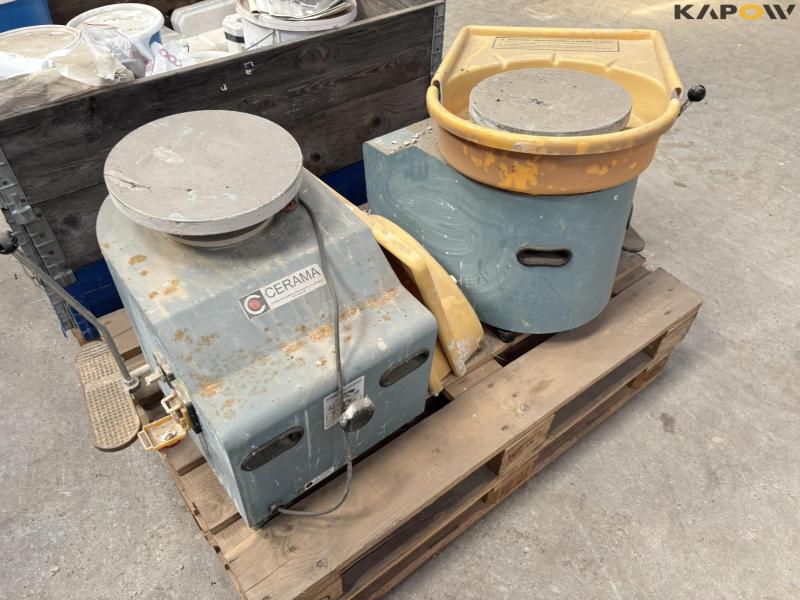 CERAMA clay turning discs 2 pcs. 2
