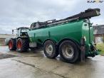 Claas Xerion 5000 tractor with Samson SG 23 manure wagon 7