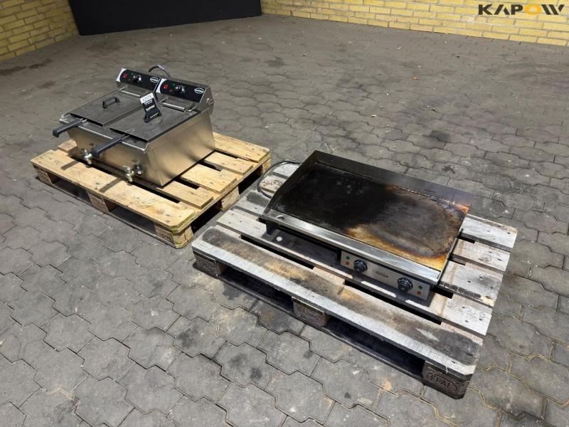 CombiSteel griddle and deep fryer 1
