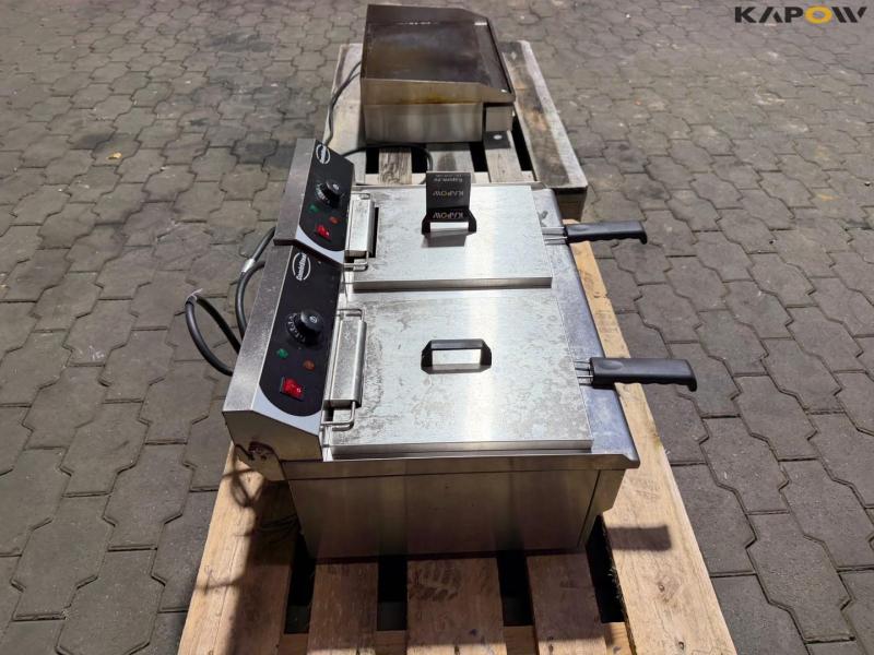 CombiSteel griddle and deep fryer 18