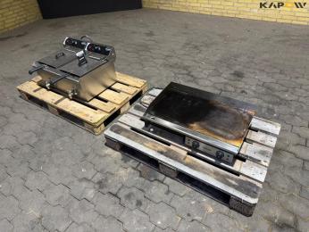 CombiSteel griddle and deep fryer