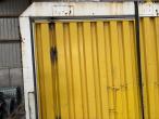 Container with aluminum sliding doors 10
