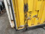 Container with aluminum sliding doors 33