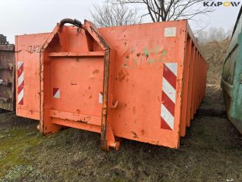 Container with hook lift