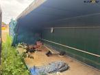 Container with tarpaulin roof and sides 5