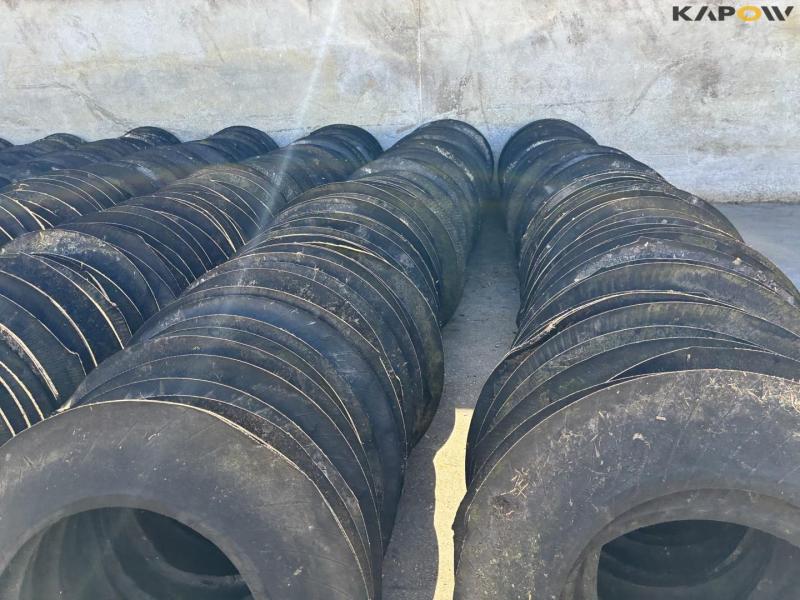 Cover sides for silo cover 7