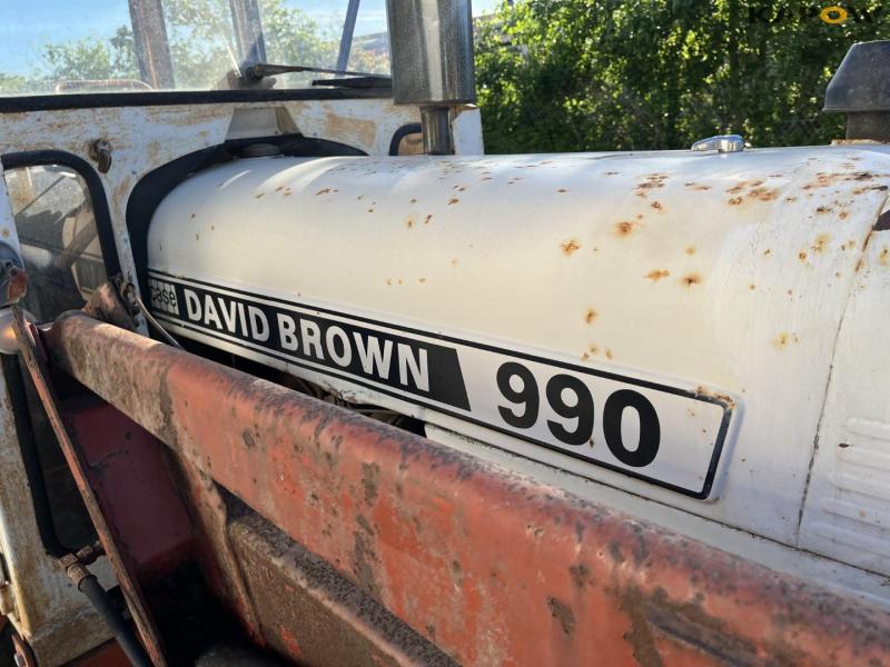 David Brown 990 front loader tractor 17