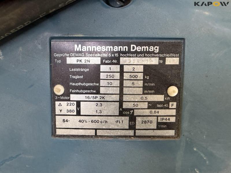 Demag PK 2N crane 13