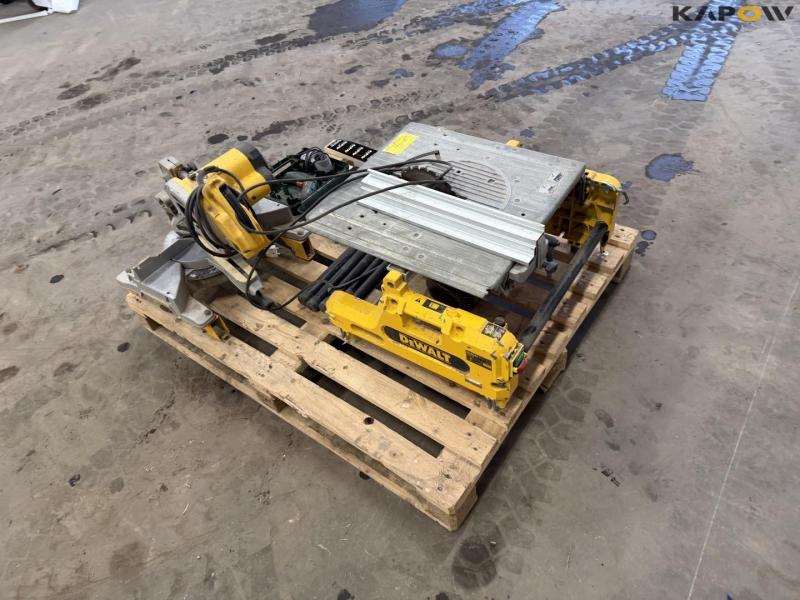 Dewalt table saw and miter saw 5