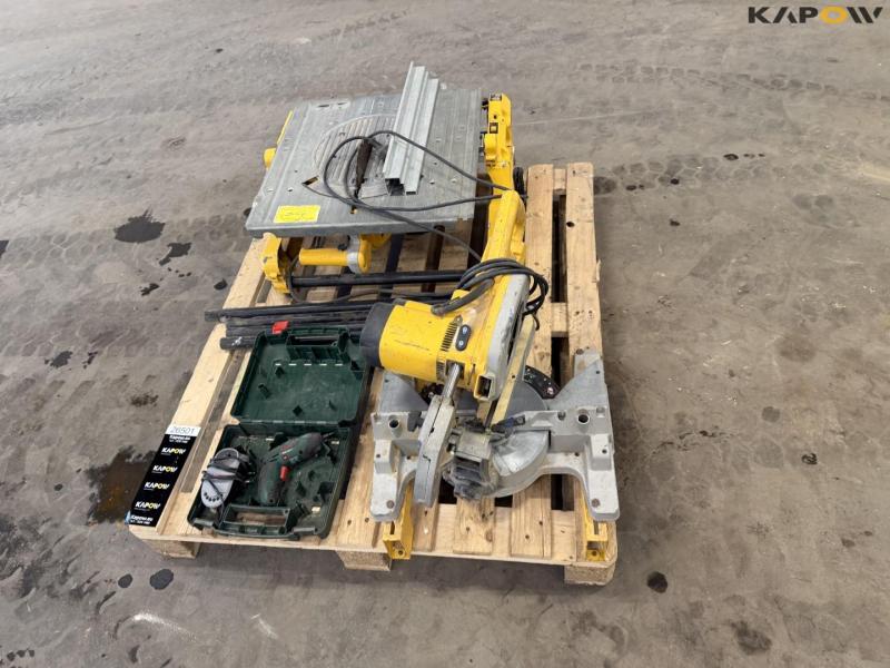 Dewalt table saw and miter saw 8