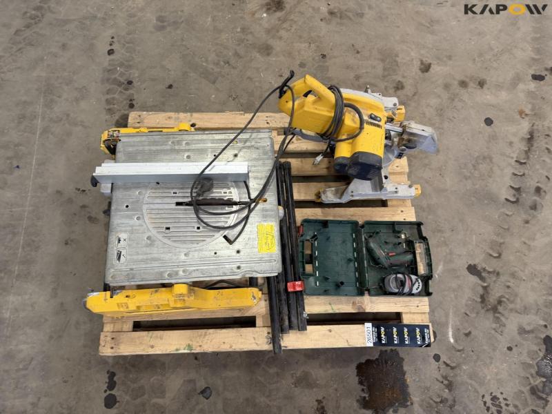 Dewalt table saw and miter saw 20