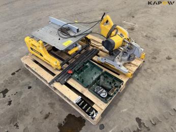 Dewalt table saw and miter saw