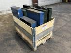 Various bolts, nuts and bolt racks. 5