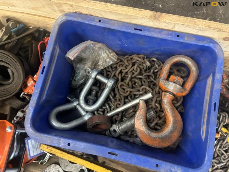 Various lifting, clamping equipment 10