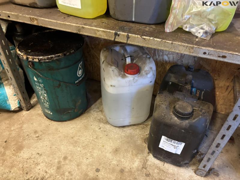 Various oils and chemicals 4