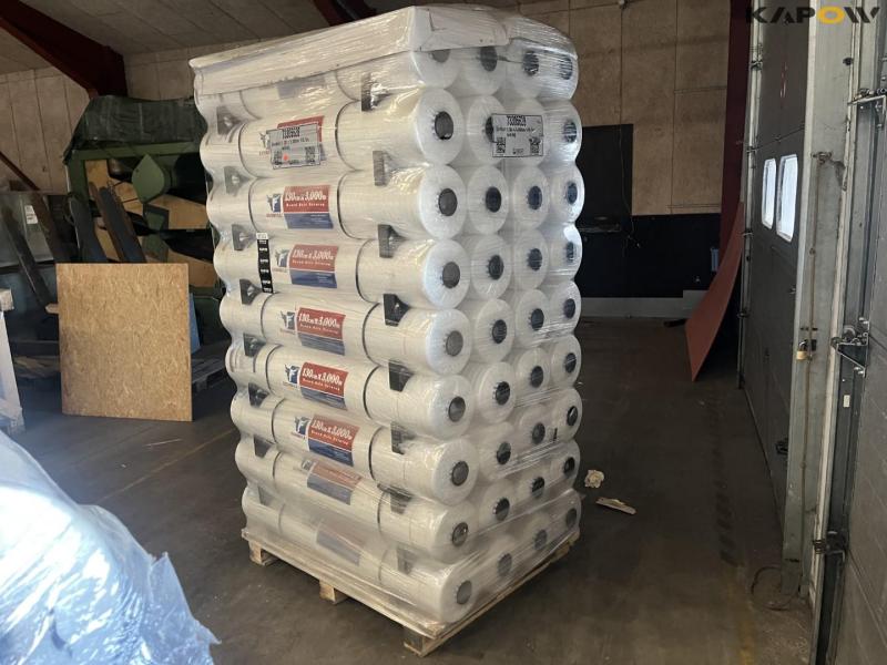 Ecobull 130cmX3000m round bale net- new 1
