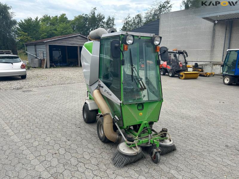Egholm Tool carrier with vacuum sweeper system 1