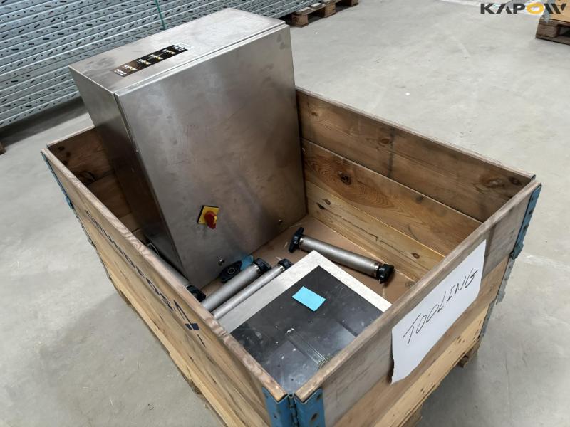 Electrical cabinets 2 pcs. and carrier rollers 2