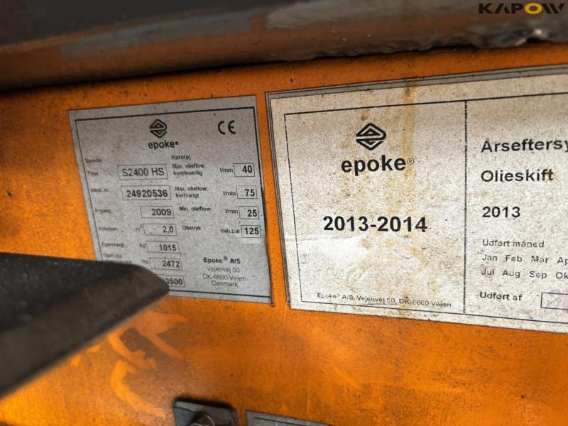 Epoke S2400 HS salt spreader 45