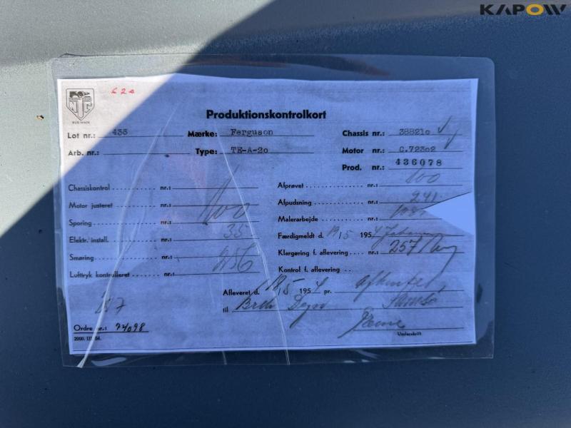 Ferguson TEA20 tractor 39