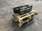 Fiat front weights with brackets 7