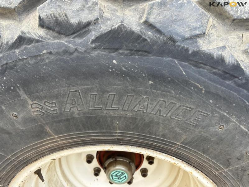 Fiatagri Hesston 4900 big square baler with bale wagon 60